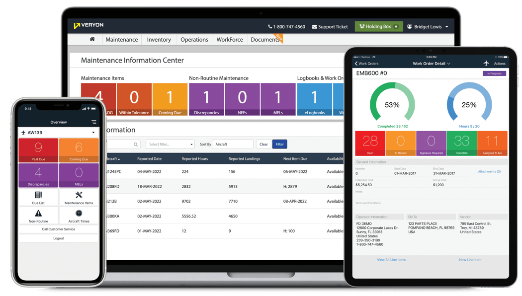 veryon-aviation-management-software